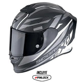 Casco Scorpion Exo-R1 Evo Carbon Air Negro Blanco