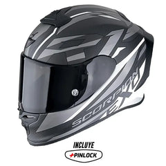 Casco Scorpion Exo-R1 Evo Carbon Air Negro Blanco