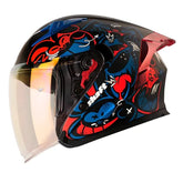 Casco Shaft 226 Gt Anymaniac Negro Azul