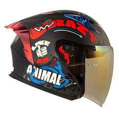 Casco Shaft 226 Gt Anymaniac Negro Azul