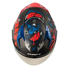 Casco Shaft 226 Gt Anymaniac Negro Azul