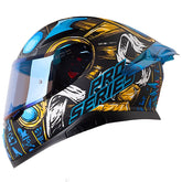 Casco Shaft Pro 612Dv Evo Faraon Negro Azul