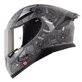 Casco Shaft Pro 612Dv Things Gris Oscuro Silver