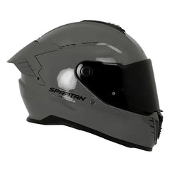 Casco Spartan Hawk Solid Gris Brillo
