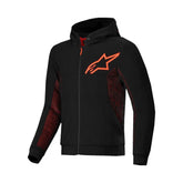 Chaqueta Alpinestars Chrome Air Negro Rojo Fluorescente