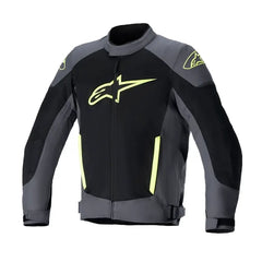 Chaqueta Alpinestars Tspx Superair Gris Negro Amarillo