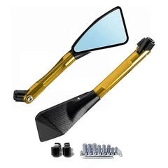 Espejo Rizoma 3 Puntas Dorado