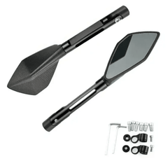 Espejo Rizoma 5 Puntas Negro