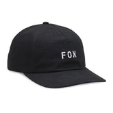 Gorra Fox Wordmark Adjustable Hat Negro Os