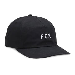 Gorra Fox Wordmark Adjustable Hat Negro Os