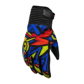 Guantes Shaft Stunt Polock Azul Amarillo