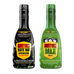 Kit Motorkote Antifriccion 8Oz + Aditivo Combustible 8Oz (Carros)