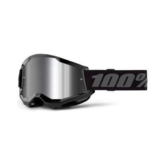 Lentes Cross 100% Strata 2 Negro Lente Silver