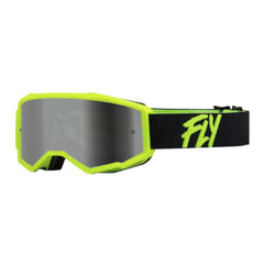 Lentes Cross Fly Zone Negro Amarillo Visor Silver