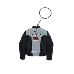 Llavero Chaqueta Suzuki Gris