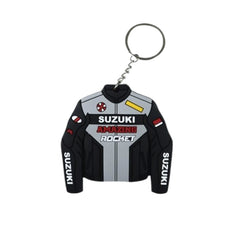 Llavero Chaqueta Suzuki Gris
