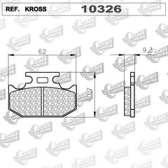 Pastillas Kross 10326