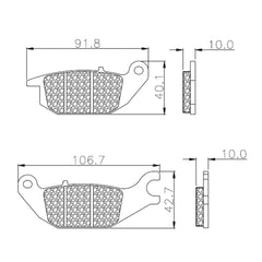 Pastillas Kross 10333
