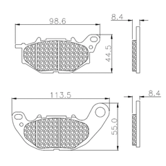 Pastillas Kross 10365 Mt 03 (Tras)