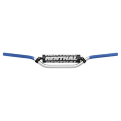 Manubrios Renthal Rc Bend 7/8 Plata-Azul