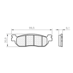 Pastillas Kross 10245