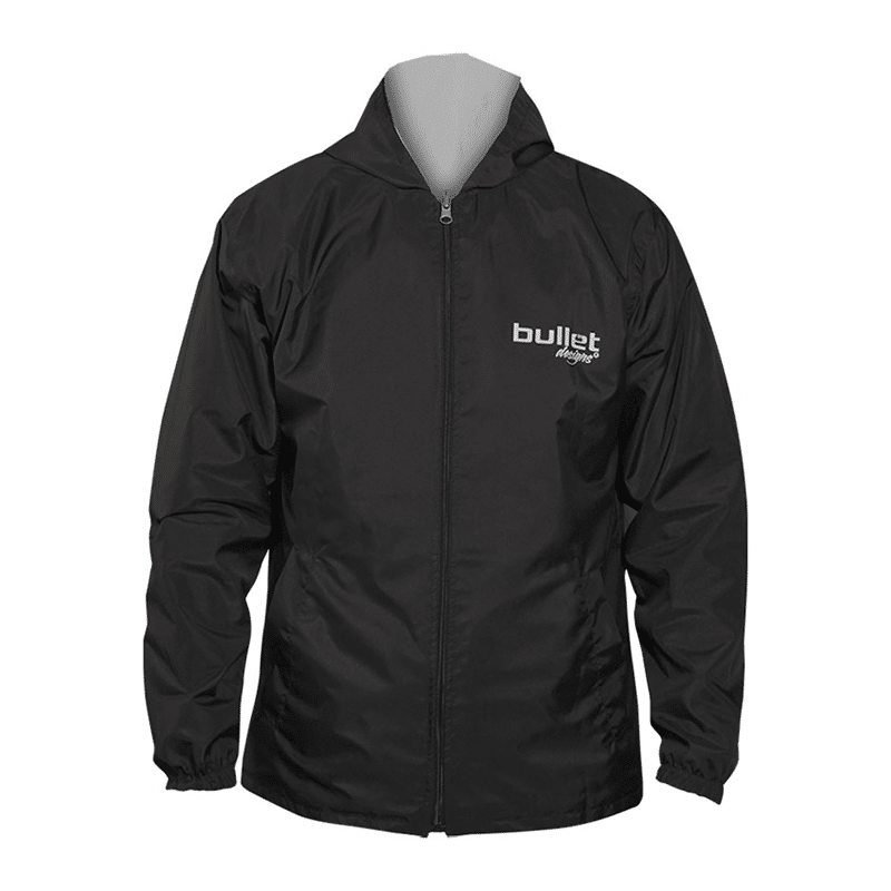 Chaqueta Bullet Doble Faz Fem Negro Gris