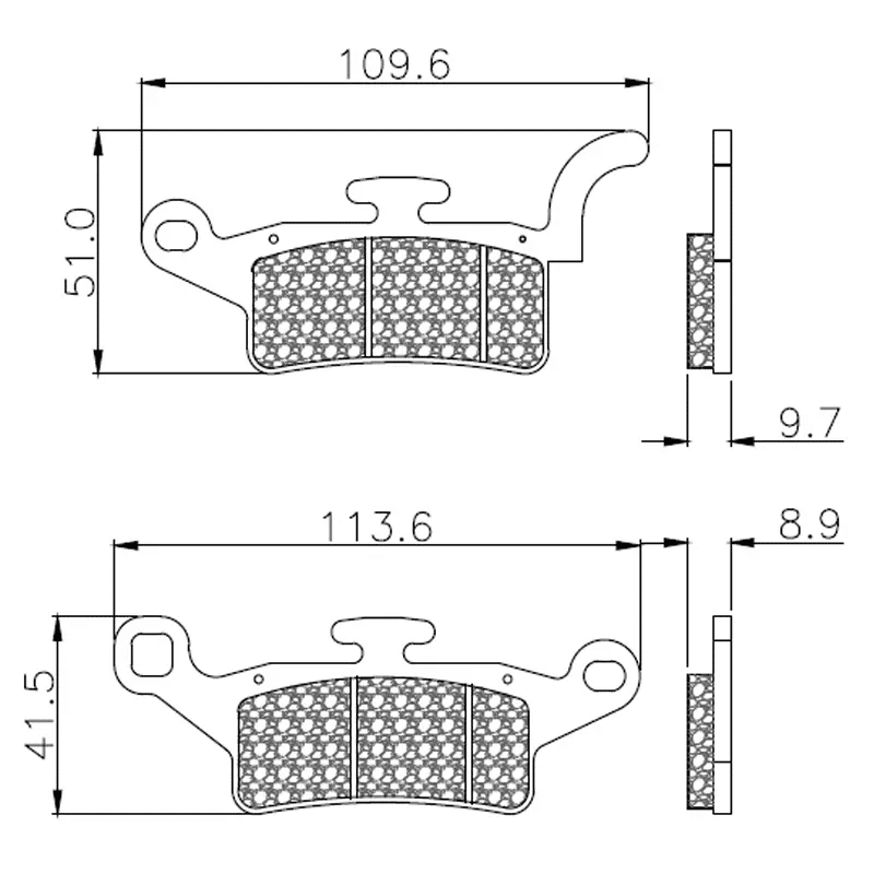 Pastillas Kross 10295