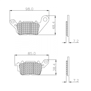 Pastillas Kross 10349 Crypton Fi