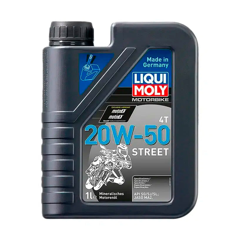 Aceite Liqui Moly 20W-50 Sint 4T 1L