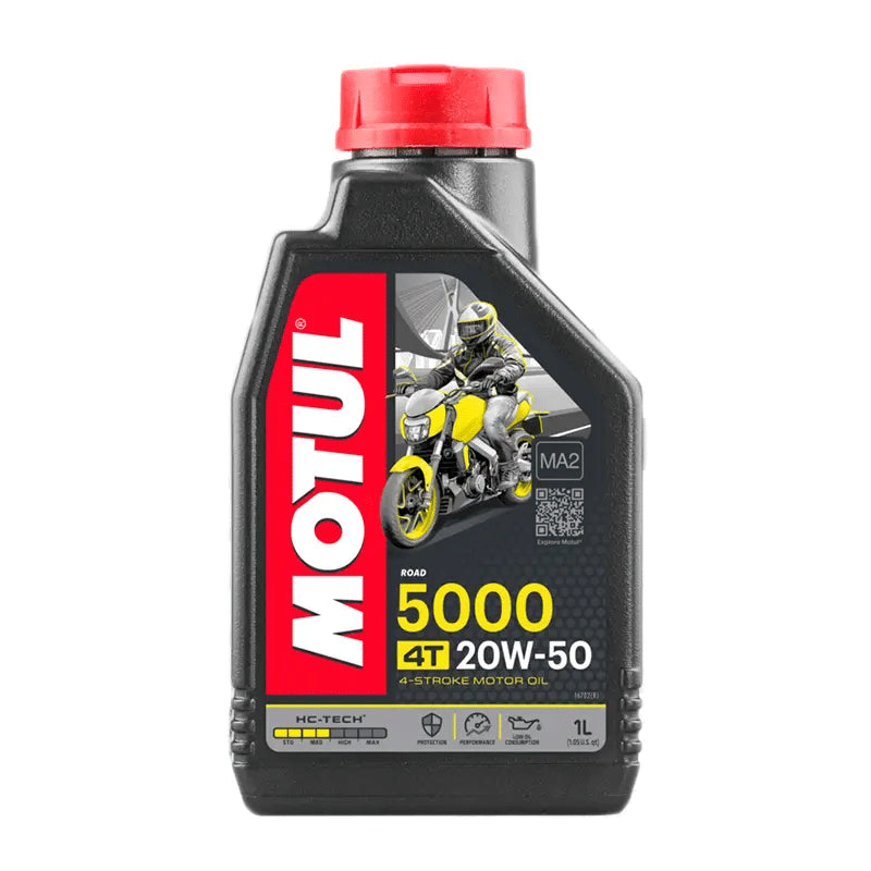 Aceite Motul 5000 Semi Sintetico 4T 20W-50 1Lt