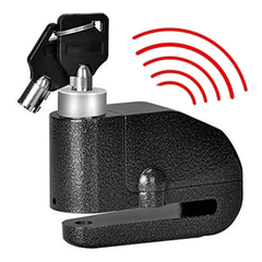 Candado Freno Disco Alarma Negro