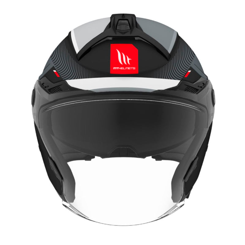 Casco Mt Cosmo Sv Silence Negro Mate Gris