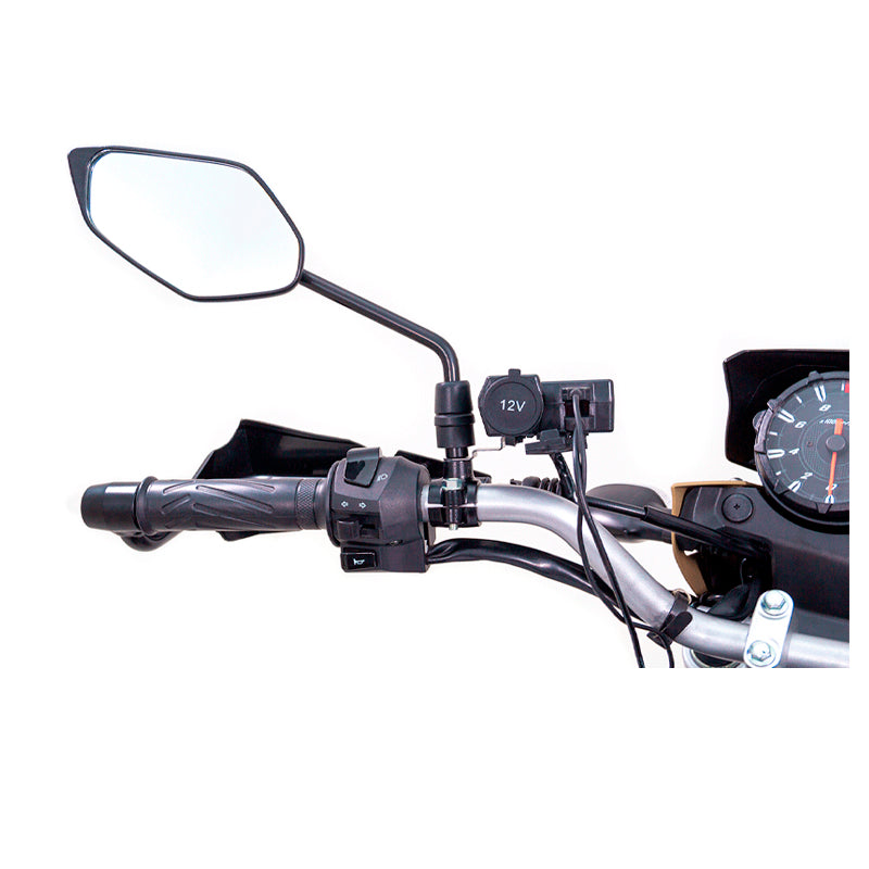 Cargador Usb Para Moto 12V Fireparts