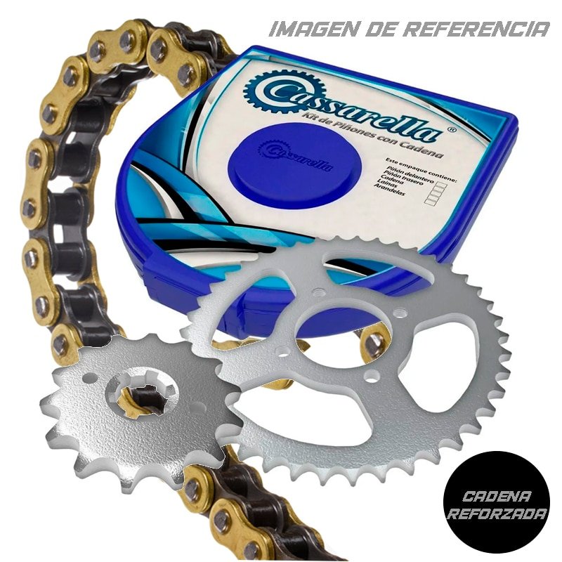 Kit De Arrastre Cassarella Dr 150 6H (Pt50-Pd16) 428H-132) Cadena Dor