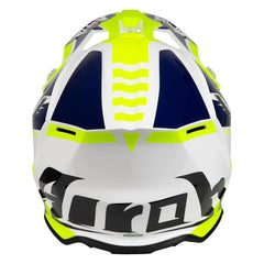 Casco Airoh Wraaap Feel Amarillo Azul