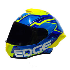 Casco Edge Shangai Quartz Amarillo Azul
