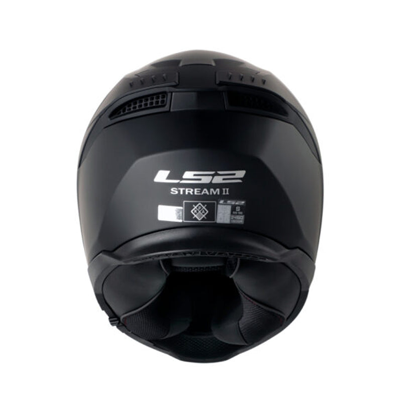 Casco Ls2 Ff808 Solid Negro Visor Iridium Silver