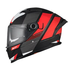 Casco Mt Braker Sv Chento Negro Mate Rojo