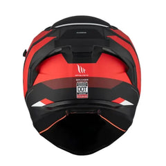 Casco Mt Braker Sv Chento Negro Mate Rojo