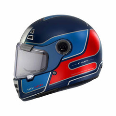 Casco Mt Jarama Baux Azul Mate Rojo