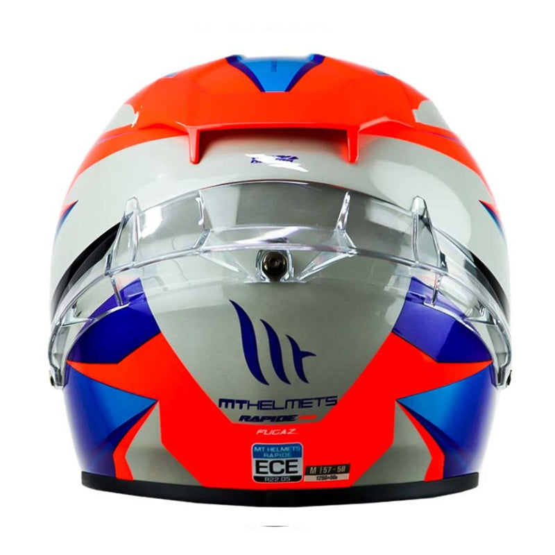 Casco Mt Rapide Pro Fugaz A5 Rojo Perla