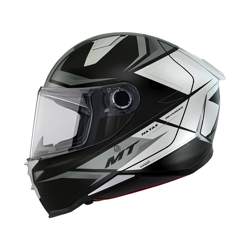 Casco Mt Revenge 2S Hatax Gris Brillo