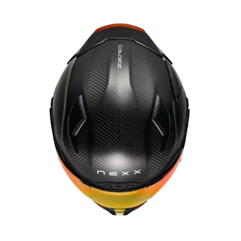 Casco Nexx Wst3 Carbon Zero Pro Negro Visor Iridium Rojo