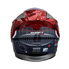 Casco Shaft Pro 240Dv Are We Alon Negro Rojo
