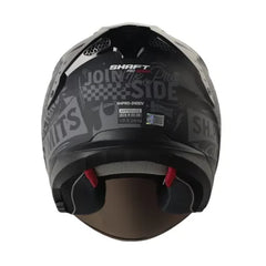 Casco Shaft Pro 240Dv Retrum Negro Gris Visor Iridium Silver