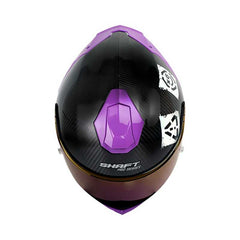 Casco Shaft Pro 620Evo Stencil Negro Morado Visor Morado