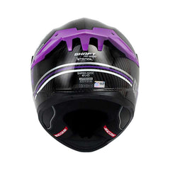 Casco Shaft Pro 620Evo Stencil Negro Morado Visor Morado