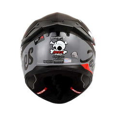 Casco Shaft Pro 620evo Apex Pro Carbon Negro Rojo Visor Silver