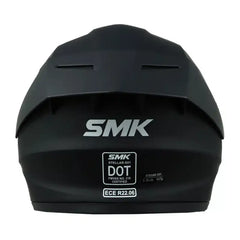 Casco Smk Stellar Solid Negro Mate