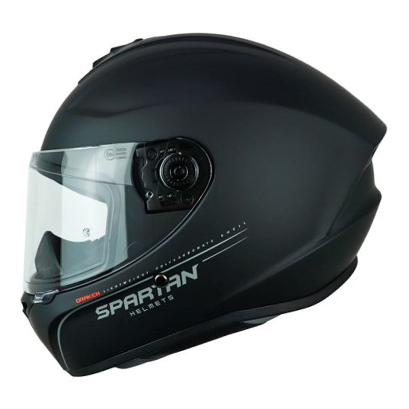 Casco Spartan Draken Solid A1 Negro
